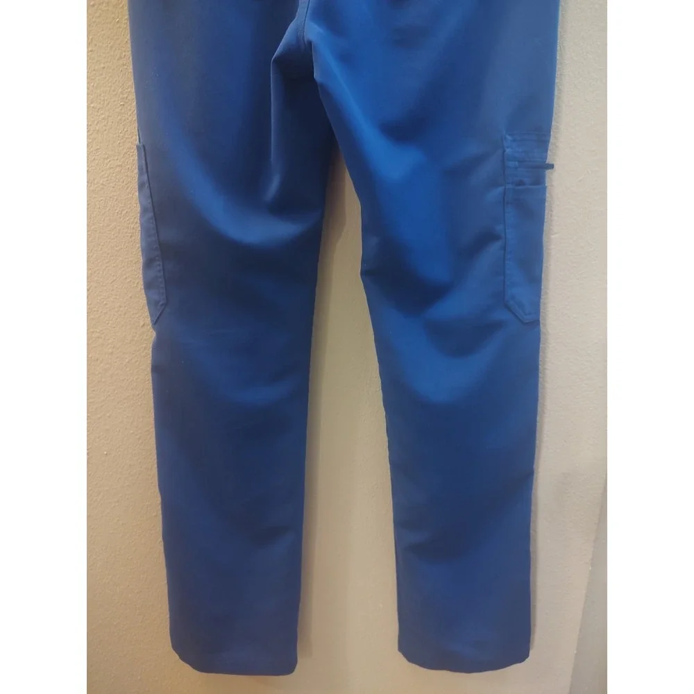 FIGS Unisex Royal Blue Technical Collection Cargo Scrub Pants TM3001 Size Small